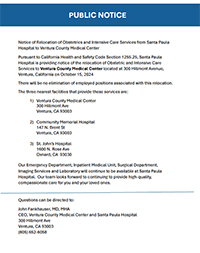 HCA public notice